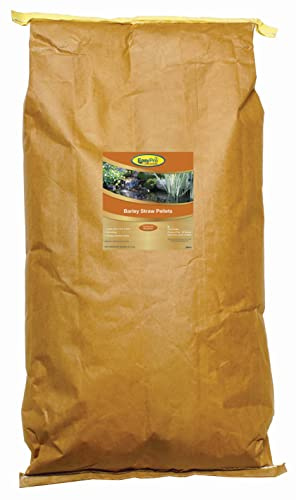 EasyPro EBP40 Barley Straw Pellets - All Natural Fast Acting Formula Derived from Barley Straw for Clean, Clear Water. Easier to Use Than Bales. Safe for Use with Aquatic Life and Pets. - 40 lb. Pail