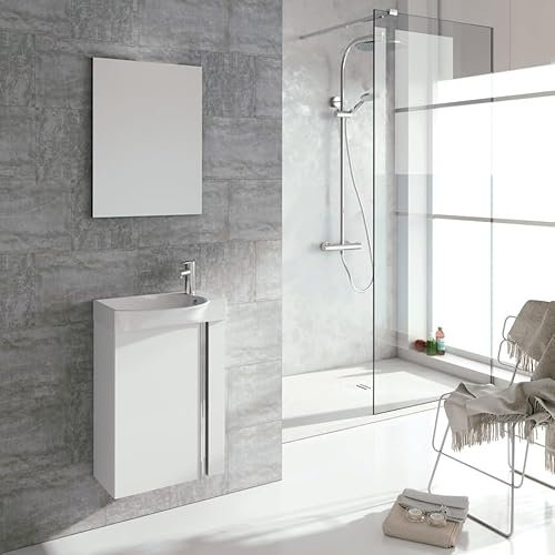 Ensemble meuble lave-mains Ancodesign 45cm - Blanc - Anconetti