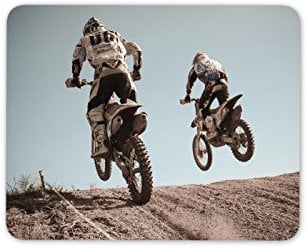 Destination Vinyl Ltd Motocross Bikers Mouse Mat Pad - Motorbike Biker PC Computer #8283