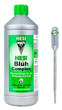 Weedness Hesi Blüh Complex 1 Liter für Blütephase - Grow Dünger Naturdünger Zimmerpflanzen Bio Flüssig Organischer