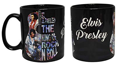Midsouth Products Elvis Presley Tasse mit Gitarren-Collage, 473 ml