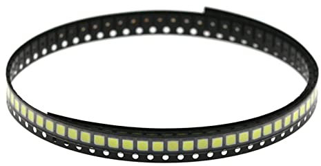 FITYLE 100 pièces LED Rétro-Éclairage Haute Puissance LED 3030 3V 6V 9V Cool Blanc TV Application 3030 SMD led, 3V