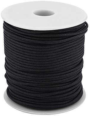 Leapiture 50M Ligne Moulinet Chasse sous-Marine 2mm Bobine De Ligne Fusil Chasse sous-Marine Fil Moulinet Chasse sous-Marine pour Attraper Gros Poissons à L'extérieur(Noir) Tresse de Peche