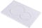 For Geberit Si*gm*a01 Chrome Dual Flush Plate For Cistern,Toilet Flush Button Hidden Water Tank Panel Abs Switch Accessories Flush Panel (White)