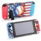 LEOPOM American Flag Baseball Switch Game Case Protector Dockable Switch Protective Case Cover Accessories American Flag Baseball Gifts Ideas for Switch American Flag Baseball Game Player