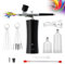 Melearch Kit aérographe Portable sans Fil avec Chargement USB, Ensemble de Pistolet aérographe pour décoration de gâteaux, Peinture de modèles, Nail Art, Soins de la Peau – Noir