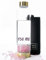 MOMO WAY Bouteille D'eau En Verre Avec Quartz Rose 450 ml Gourde Parfaite Pour Un Cadeau Pierres Naturelles De Quartz Or