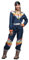 Boland - Skianzug für Damen, Faschingskostüm für Mottoparty, Halloween oder Karneval, 80er Jahre Verkleidung,Mehrfarbig, size XL