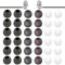36 Earphone Earbud Tips Silicone Replacement Earbuds Caps 3 Size Noise Isolation Comfort Rubber Ear Bud Tips Compatible with Beats by dr dre Powerbeats Pro Wireless Earphones 4.5mm to 6mm Headphones