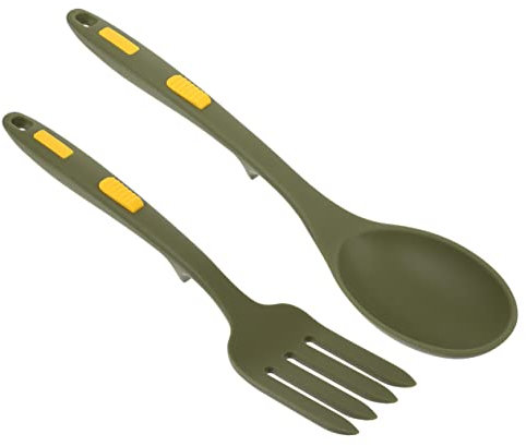 OKUMEYR Cucina Silicone Per Pasta e Cucchiaio e Resistenti Al Calore Utensili Antiadherententi Per Nonstick Per Amici e Famiglia