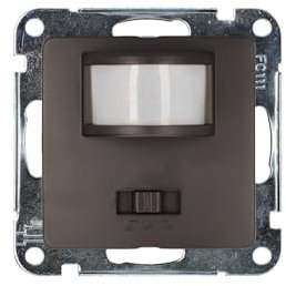 UNITEC UP-Bewegungsmelder Monaco, Passiv-Infrarot-Bewegungsmelder, 50 Hz, einstellbare Lichtempfindlichkeit und Schaltdauer, anthrazit, 1 Stück