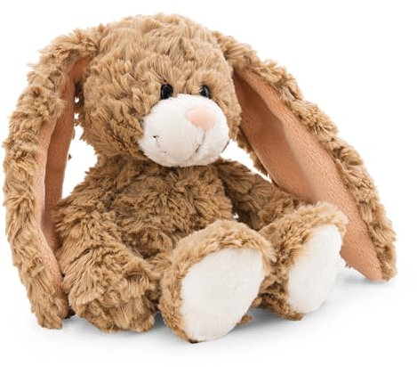 NICI Kuscheltier Hase Lopino 20cm - braun - Weiches Plüschtier – niedliches Stofftier zum Kuscheln & Spielen – tolle Geschenkidee für Kinder & Erwachsene | 62309