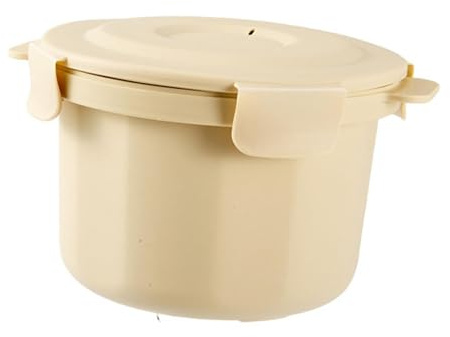 FytStycale Cuiseur à Riz à Micro-ondes, Bol de Service, Récipient de Conservation Des Aliments, Micro-ustensile de Cuisine pour La Cuisson à La Vapeur Des Légume