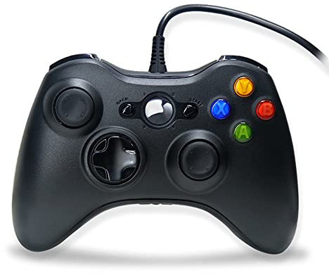 360 Wired Game Joystick Controller Pad Joypad for PC Computer Laptop Console Win 10 Steam Platform Games Accessories