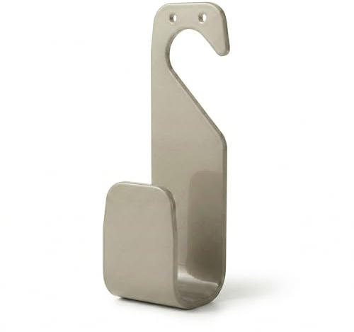Livlig53 LIVLIG Gartenschlauch Halterung ohne Bohren, Schlauchhaken aus Metall, Schlauchhalter Wand/Wandschlauchhalter für bis zu 10 m Gartenschlauch oder 20 m Flexschlauch, Made in Italy, Beige