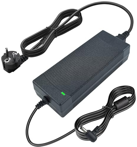 24V 6A Netzteil, 144W AC/DC Adapter, Universal Stromversorgung mit 5,5mm x 2,5mm & 2,1mm DC Stecker, Kompatibel mit Monitor, Router, Projektor, Lautsprecher, TV-Box und weiteren 24V Geräten
