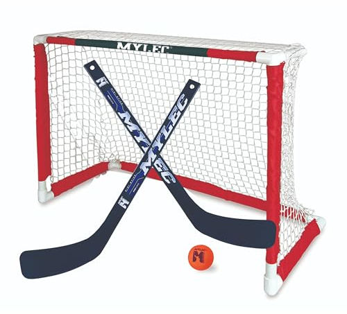 Mylec Zetterberg Pro Style Mini-Hockey-Tor-Set, Weiß, 76 x 58 cm