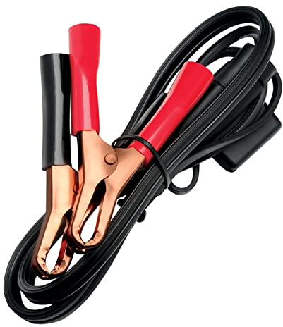Battery Tender 081-0069-4 Alligator Clips with Black 2-Pin Quick Disconnect Plug