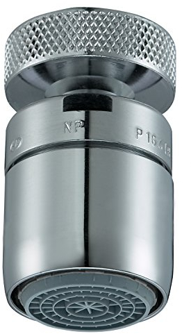 Neoperl Kugelgelenk Cascade SLC 01084097 IG M 22x1, mit Strahlregler, verchromt, 1084097, Silber