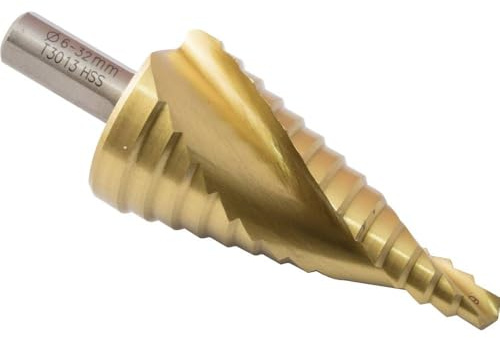 C.K T3013 6-32 mm Tin coated High Speed Steel Multi-Step Drill