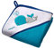 Baby Kind Kapuzenbadetuch 100x100 cm GROSS und SUPERWEICH, Badetuch, Strandtuch, duschtuch, Handtuch (blau)
