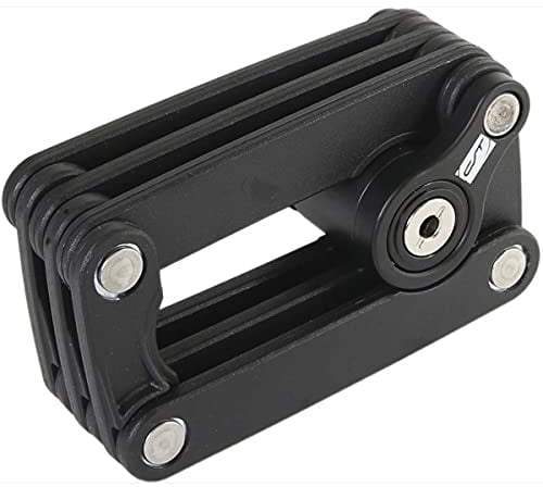 CONTEC Fahrrad-Faltschloss Brick Lock, Schwarz, Stahl, Hohe Sicherheit, 780mm, Mit 2 Schlüsseln, Faltmaß 45x60x110mm, Fahrradschloss, Kettenschloss, Bike Lock