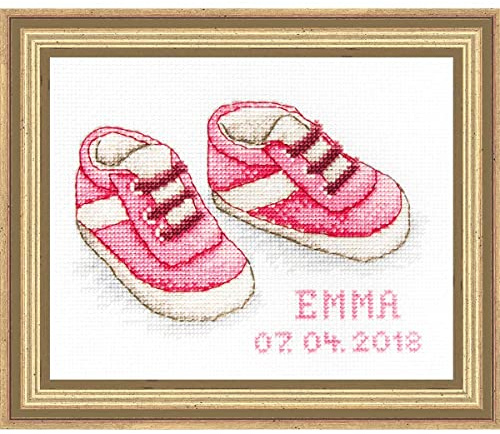 Luca-S B1139 Baby Shoes - Cross Stitch Kit