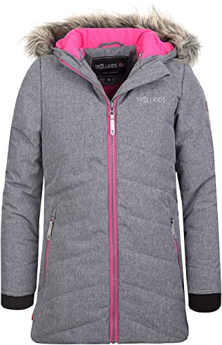Trollkids Girls Lifjell Jacket 98, Grey