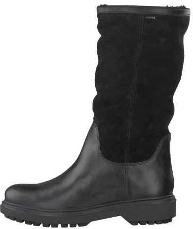 Geox D Asheely Np Abx D, Stivali Donna, Nero (Black), 39 EU