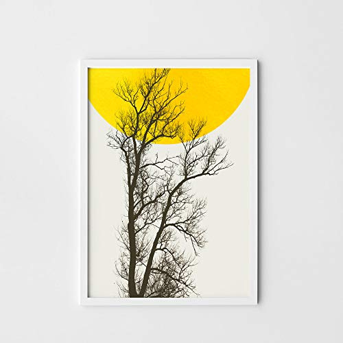 Boris Draschoff Hochwertiger Kunstdruck Poster Print – Autumn shadows - Künstler A2-420mm x 594mm Badezimmer Deko Bilder Wohnzimmer Poster & Kunstdrucke | Lieferung ohne Rahmen