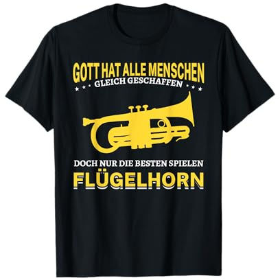 Flügelhorn Horn Tenorhorn Instrument Lehrer Horn-Spieler T-Shirt