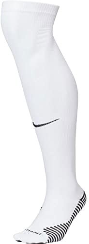 Nike Unisex-Adult Squad Socks, White/Black, L