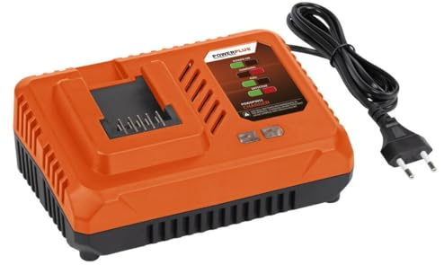Powerplus Dual Power Akku Ladegerät POWDP9051-4.0A - für 20V & 2x20V Akku & Batterien - Akku-Plattform - Ideal für Akkuschrauber, kleine Bohrmaschine, Bohrschrauber UVM