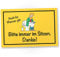 DankeDir! Männer bitte im Sitzen - Schild 30 x 20 cm - Herren Deko Türschild Gästetoilette Gäste WC Wand witzig - Kloschild Klo Schild lustig zum aufhängen Toilette Toilettenschild