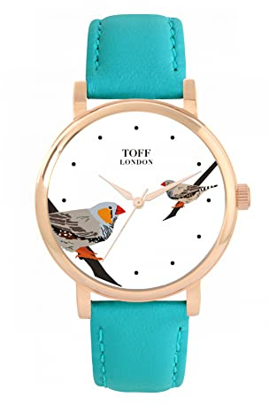 Toff London Brown Netherland Zwergkopf Uhr Damen 38mm Gehäuse 3atm Wasserdichtes Custom Designed Quarzwerk Luxus Luxus Modisch