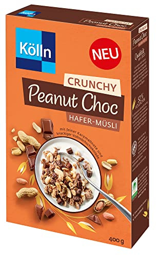 Kölln Crunchy Peanut Choc Hafer-Müsli, 400 g, 1 Stück (1er Pack)
