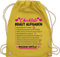 Turnbeutel Rucksack - JGA Junggesellenabschied Frauen - Braut Aufgaben I Mutprobe Checkliste - Unisize - Gelb - bride stoffbeutel brauttaschen bachelorette party aufgabe beutel brautrücksack