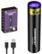 DARKBEAM Torcia UV Luce nera 395nm ultravioletta, Lampada di Wood Mini Portatile Potente Blacklight Ricaricabile USB, per Rilevare di urina animale domestico, vetro all'uranio, ambra, resina