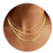KRFY Collana d'oro da Donna | Collane a Strati da Donna | Catena Snake Figaro Link Catena |Choker Catena Collana Gioielli d'oro per Donna