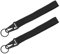 emperoch 2 Stück Schlüsselband Handgelenk, Schlüsselband Kurz mit Karabiner Anti-Lost Schlüsselanhänger Armband für Männer Frauen, Schlüsselbänder für Autoschlüssel/Brieftasche/Mobiltelefon - Schwarz