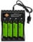 PUNLIM 4-Slot 18650 Battery Charger, Smart Charger for Rechargeable Li-ion Batteries 18650, 26650, 18490, 17670, 17500, 16340, 14500