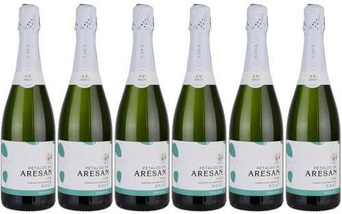 Castillo de Aresan - Petalos Cava Brut, Organic Sparkling Wine (6 x 0,75 L)