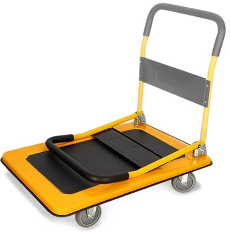 Zusammenklappbarer, beweglicher Tieflader, robuster Rollwagen, Express-Handzugwagen, Express-Wagen für Garage und Lager