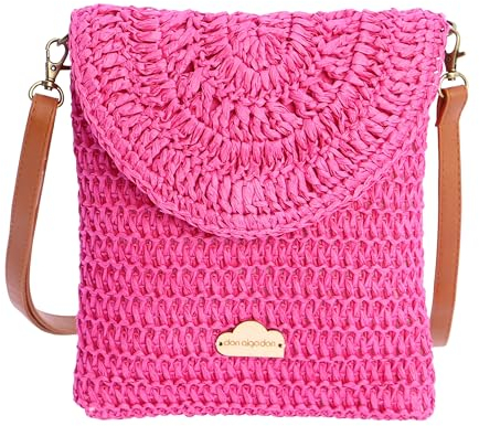 Don Algodon - Strohtaschen damen - korbtaschen damen – korbtasche – basttasche - handtasche geflochten - sommertaschen damen - tasche aus bast – Evora