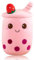 GWAWG Cute Cartoon Milk Tea Cup Plush Toy, Bubble Tea Plush Pillow, Cartoon Milk Tea Cup Pillow, Plush Toy Kids Adult Gifts (Pink)