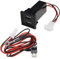 JOAASU Auto Ladegerät USB, Auto USB Steckdose 2 USB, 2,1A Dual USB Ladegerät, mit Piggy Back Sicherung Kabelbaum, Ersatz Kompatibel mit VW T5, Kfz-Ladegeräte, Für Autoauto