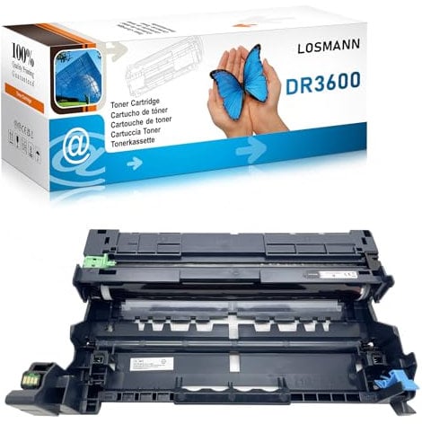 LOSMANN DR3600 Trommel Kompatibel für Brother DR-3600 HL-L5215DN HL-L6210DW HL-L6410DN HL-L6415DN HL-L5210DN L5210DW MFC-L5715DN MFC-L6710DW MFC-L6915DN MFC-L5710DN L5710DW DCP-L5510DW EX910