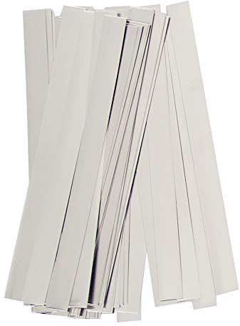 Reiner Nickelstreifen, 0,15x8x100 mm Reinheit 99,96% Lötfahne für 18650-Punktschweißen, für Lithium-Lithium-Hochleistungs-Li-Po-Akku, NiMh- und NiCd-Akku