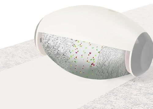 Wiederverwendbare Fusselrolle für Tierhaare (10x6,5cm) | Abwaschbarer Flusenroller für Kleidung, Sofa & Auto | Extra-starker Katzen- & Hundehaarentferner Waschbarer(Weiß)