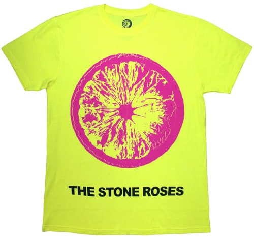 Rock Off officially licensed products The Stone Roses Pink Lemon T Shirt XL